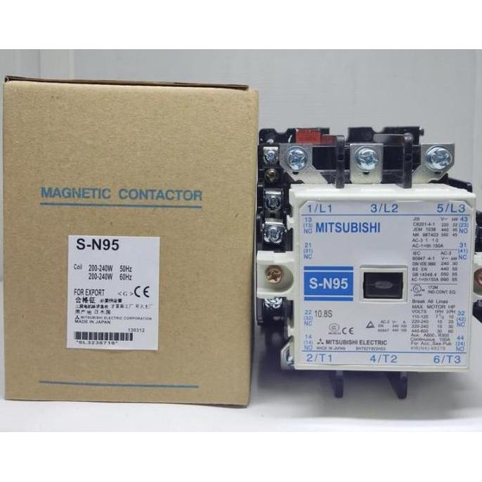 Promo Contactor Mitsubishi SN95 SN95 SN 95 SN95 220v / 110v / 380v Diskon