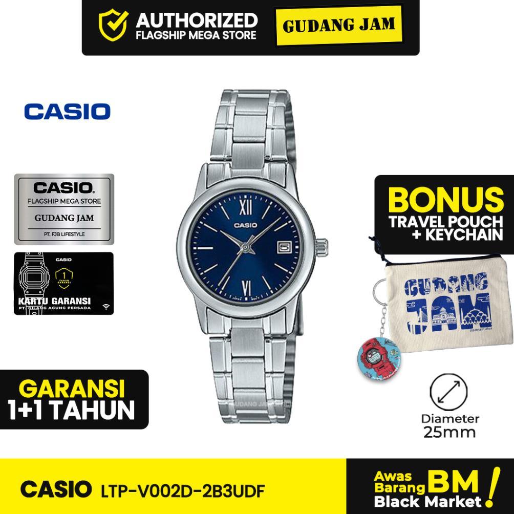 Jam Tangan Casio LTP-V002D-2B3UDF LTP-V002D LTP-V002 LTPV002D LTP V002D SLF