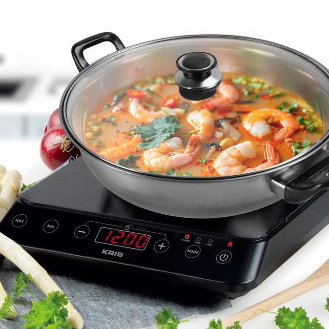 KRIS KOMPOR LISTRIK DENGAN PANCI 2000 WATT - HITAM