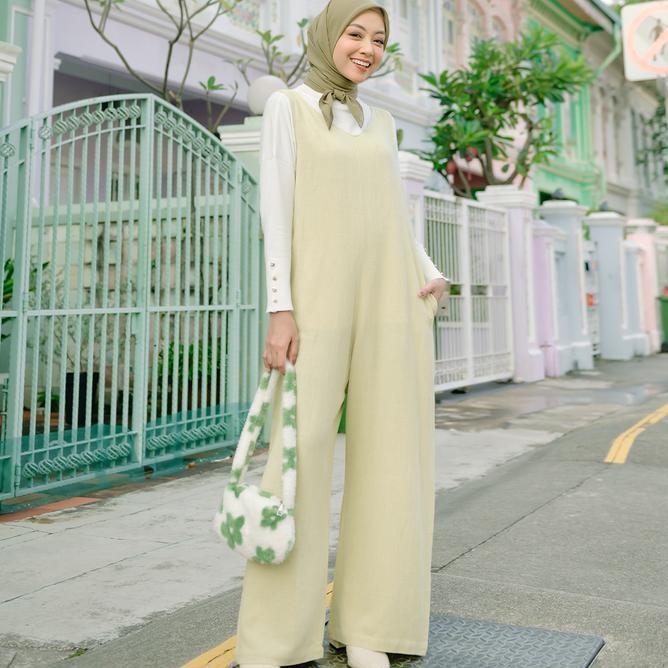 Lozy Hijab - Jonna Jumpsuit (Jumpsuit Linen Wanita)