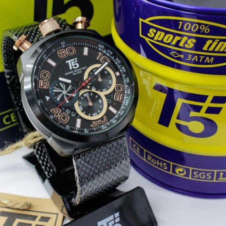 Jam T5 H3748 Original Bergaransi Stainless Steel