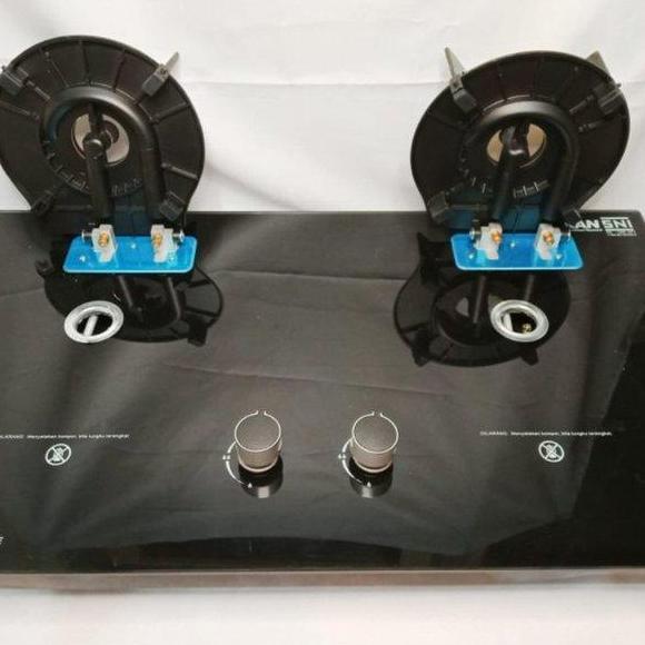 Kompor Kaca Tanam 2 Tungku Progas Tungku Angkat Riviera kom port