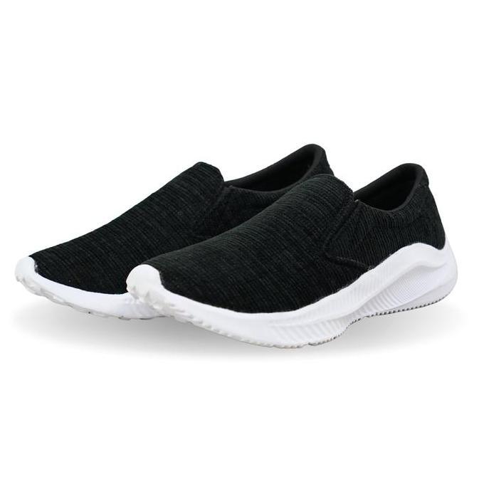 Redknot Barna Hitam - Sepatu Slip On tanpa tali untuk Olahraga, Jalan
