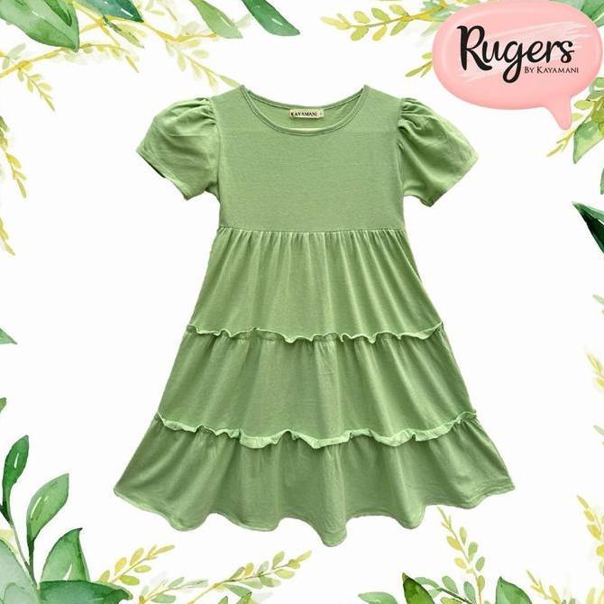 Rugers By Kayamani - Dress Anak Perempuan - Sage Mint Dress