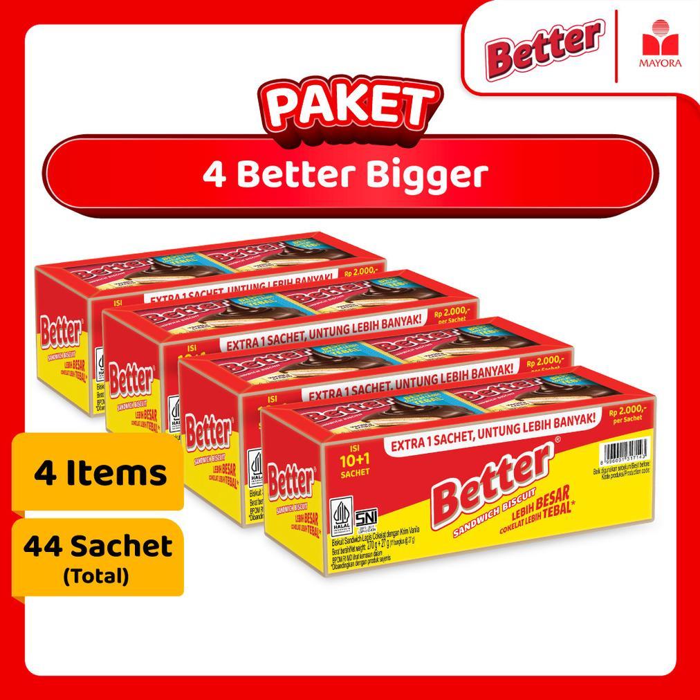 Paket 4 Box Biskuit Better Bigger