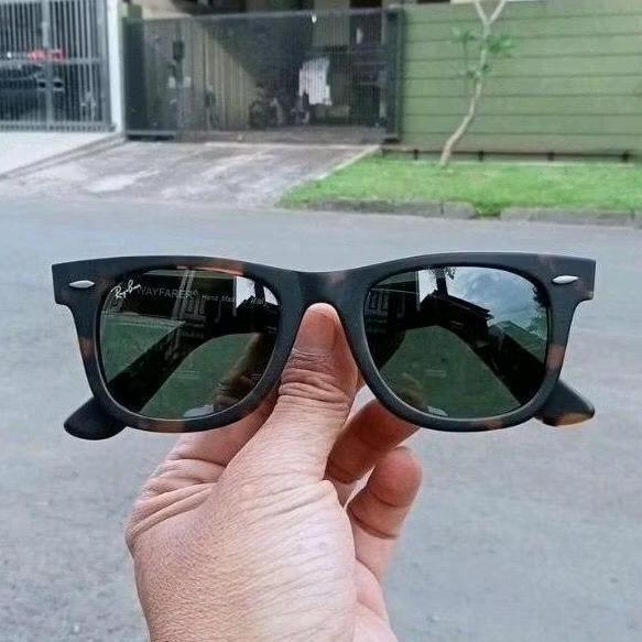 Kacamata Rayban Wayfarer Tortoise Doff Size 50 Original dof