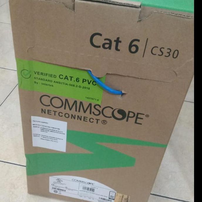 HARGA DISC - Commscope AMP Kabel UTP Cat6 305 Meter ORI
