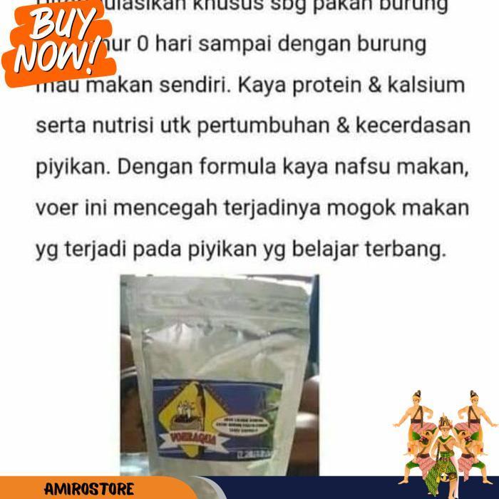 [Jtm] Voer Aqua Lolohan Pakan Lolohan Burung Murai 250Gram Drs 0411