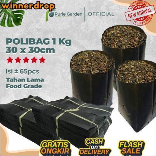 GROSIR Polybag Polibag Tanaman 30x30 cm Kemasan Berat 1Kg PG SBY