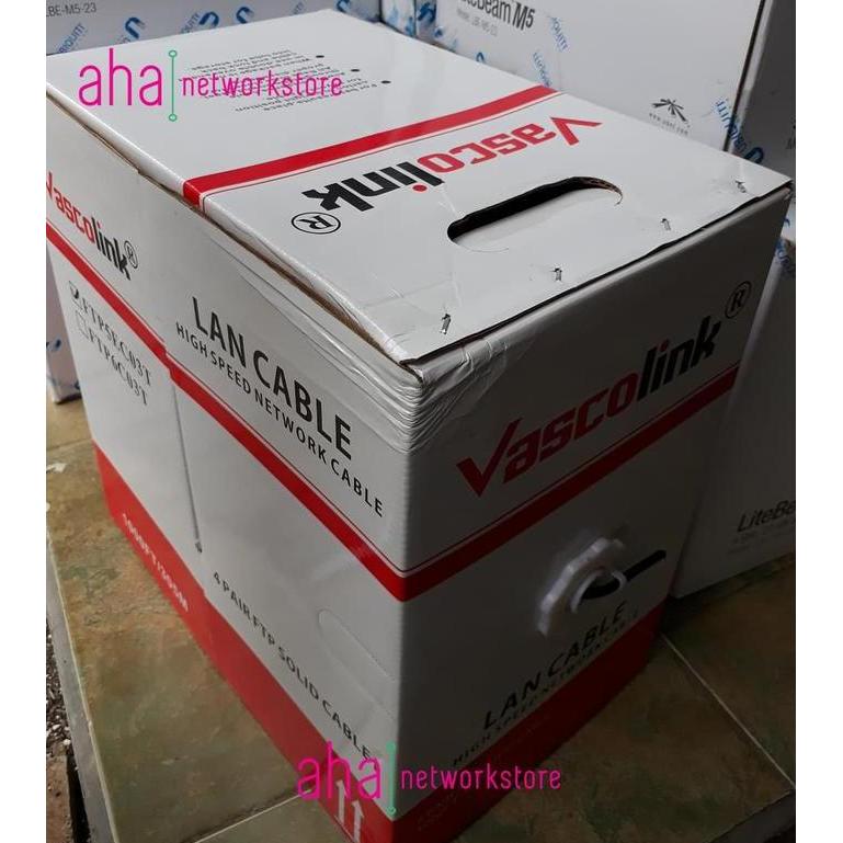 NEW KABEL STP VASCOLINK CAT5E OUTDOOR KABEL FTP CAT5E VASCOLINK OUTDOOR