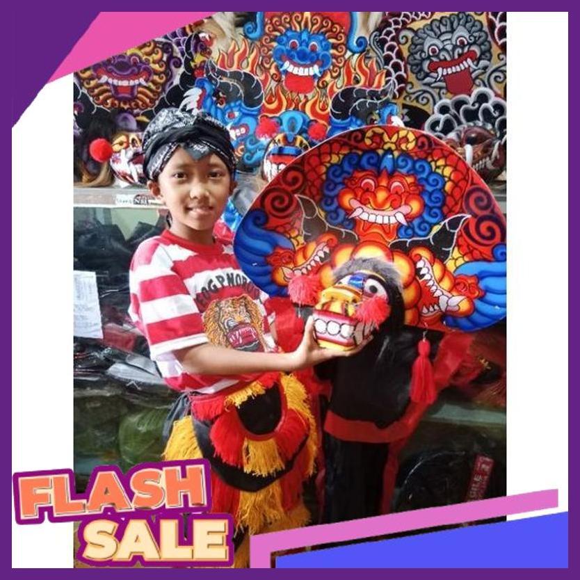 Cod Barongan Kayu Full Set Sd/Set Barongan Murah/Barongan/Devil/Setelan Baju Barong Sd Dw-01