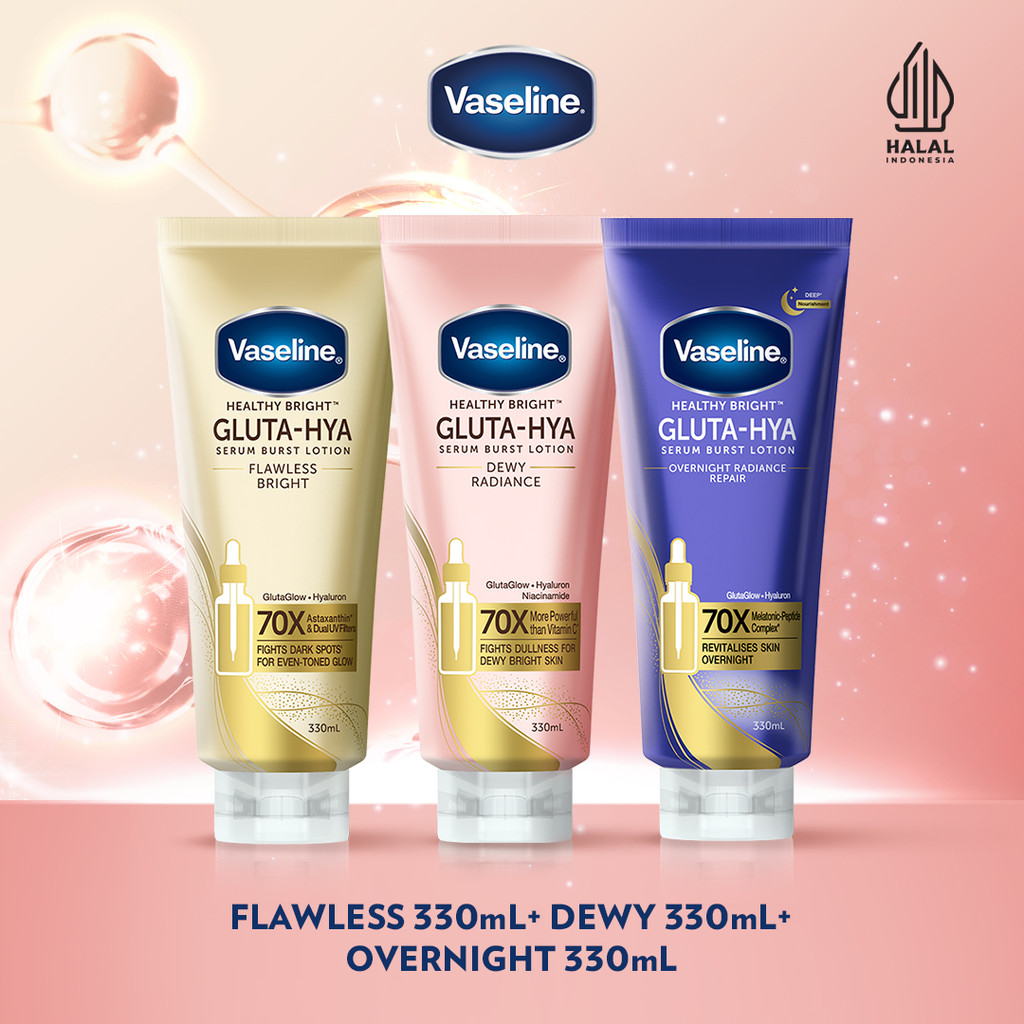 Buy Vaseline Gluta Hya 330ml Multi Pack
