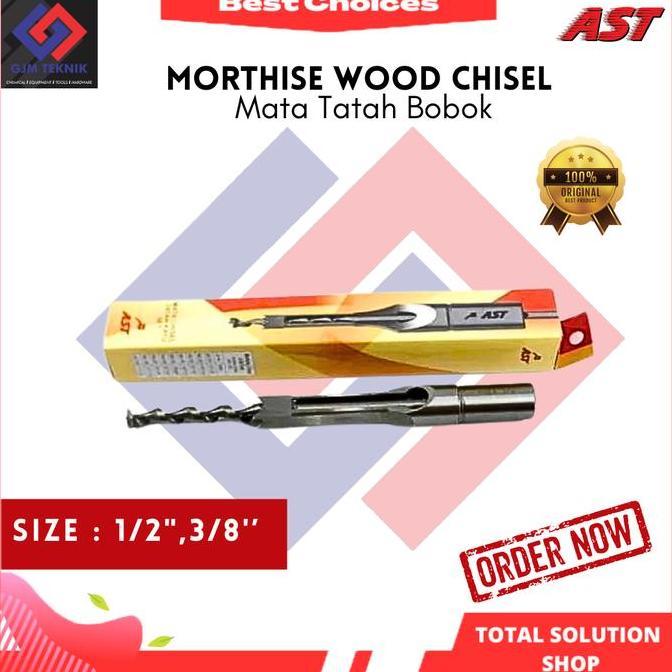 mata chisel tatah bobok kayu merk AST+mata tatah ukuran 3/8"+murah