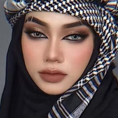 Sorban Arab Wanita Hijab Bordir Bintang