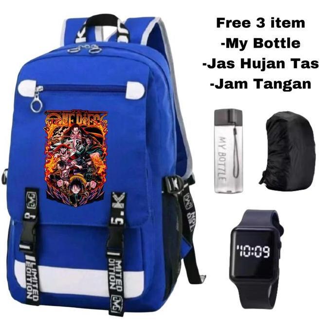 Tas Ransel Anime Backpack Anime Tas Sekolah Anak Tas Sekolah Remaja Tas Ransel One Piece Tas Anime O