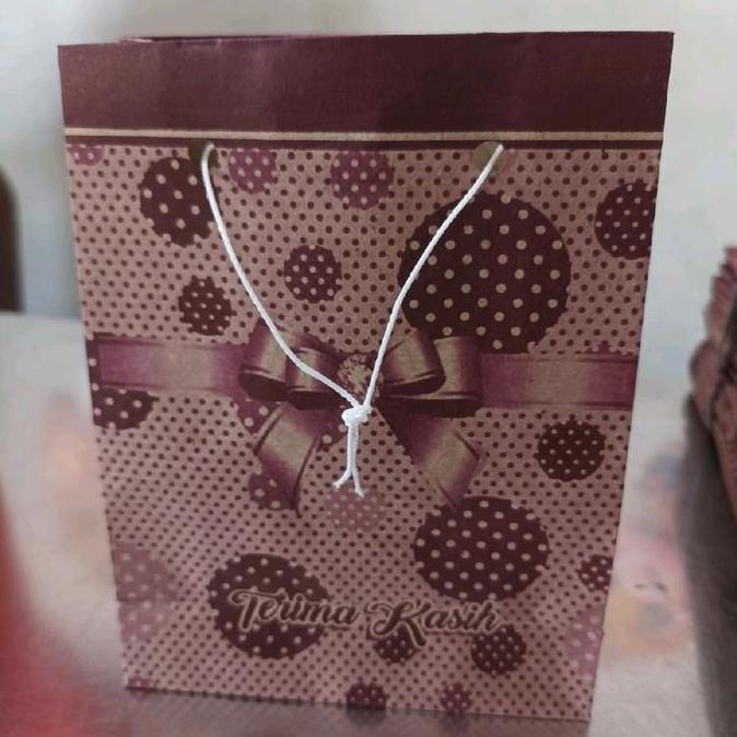 [ 50 LBR ] TAS KECIL COKLAT 12X5X15CM / TAS SNACK HAJATAN / TAS KERTAS SNACK KECIL