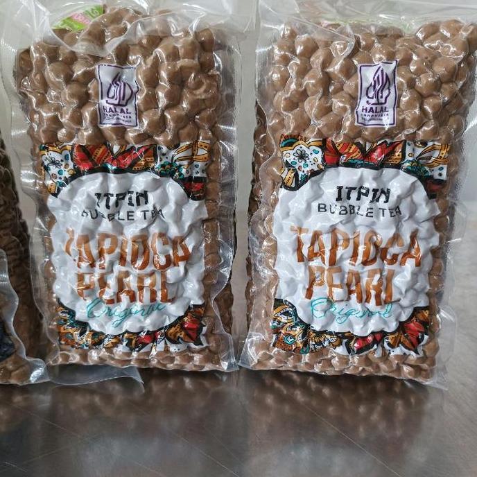 [ 1 KG ] ITPIN BUBBLE/BOBA TAPIOKA PEARL ORIGINAL/ BROWN SUGAR