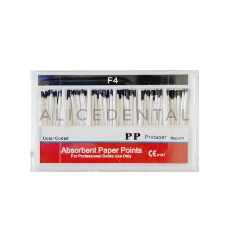 Dental paperpoint F4 paper point protaper F4 endo endodontic points taper 06 25mm