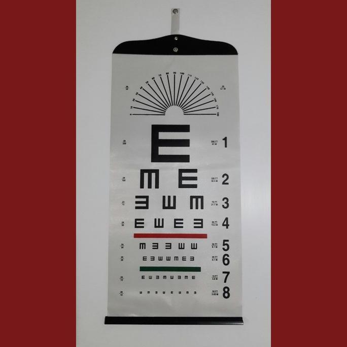 SNELLEN E CHART - TUMBLING-E CHART
