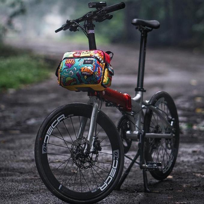 Promo TAS SEPEDA LIPAT FRONTBLOCK BAG - COMIC SERIES COD