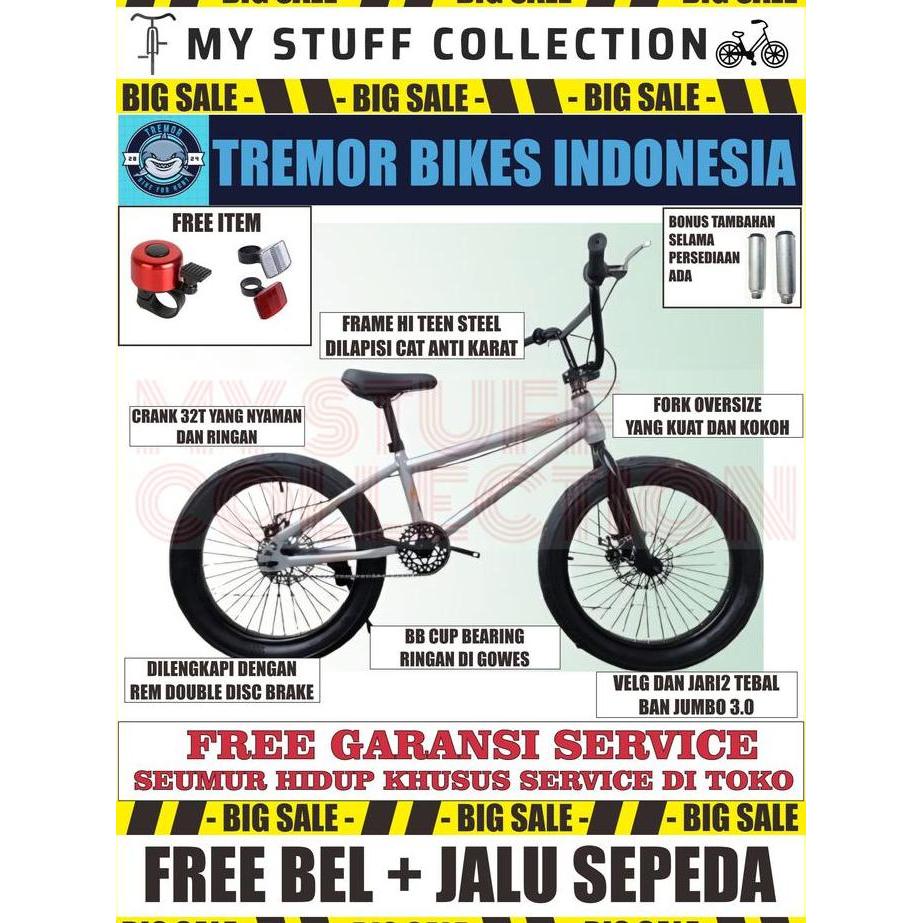 Promo SEPEDA BMX MORISON BY PACIFIC UKURAN 20 INCH BAN 3.0 REM DOUBLE CAKRAM COD