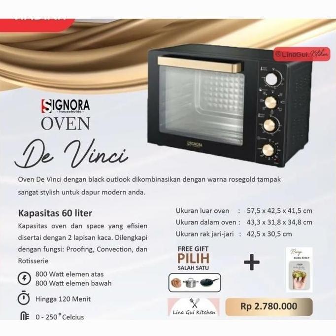 OVEN SIGNORA 60 LITER