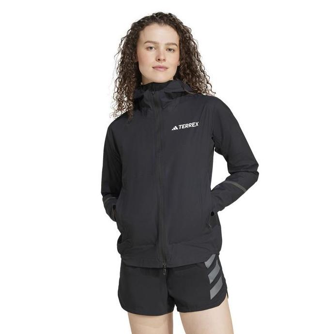 Jacket Outdoor Original Adidas Terrex Lightweight Waterproof Running Hiking Camping Women