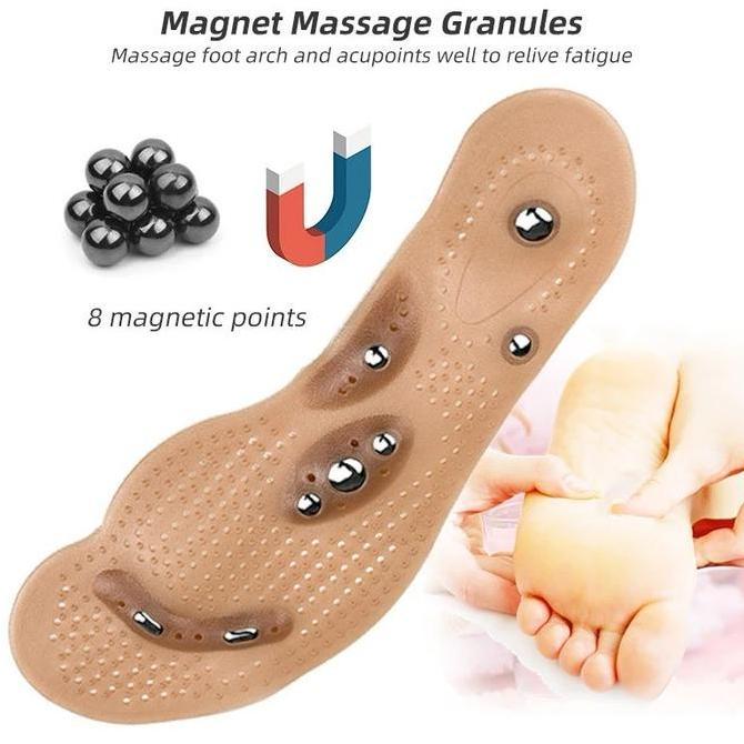 Sol Terapi Magnet Alas Kaki Terapi Kesehatan Pijat Kaki Pria Wanita Fisioterapi Akupresur Refleksi P