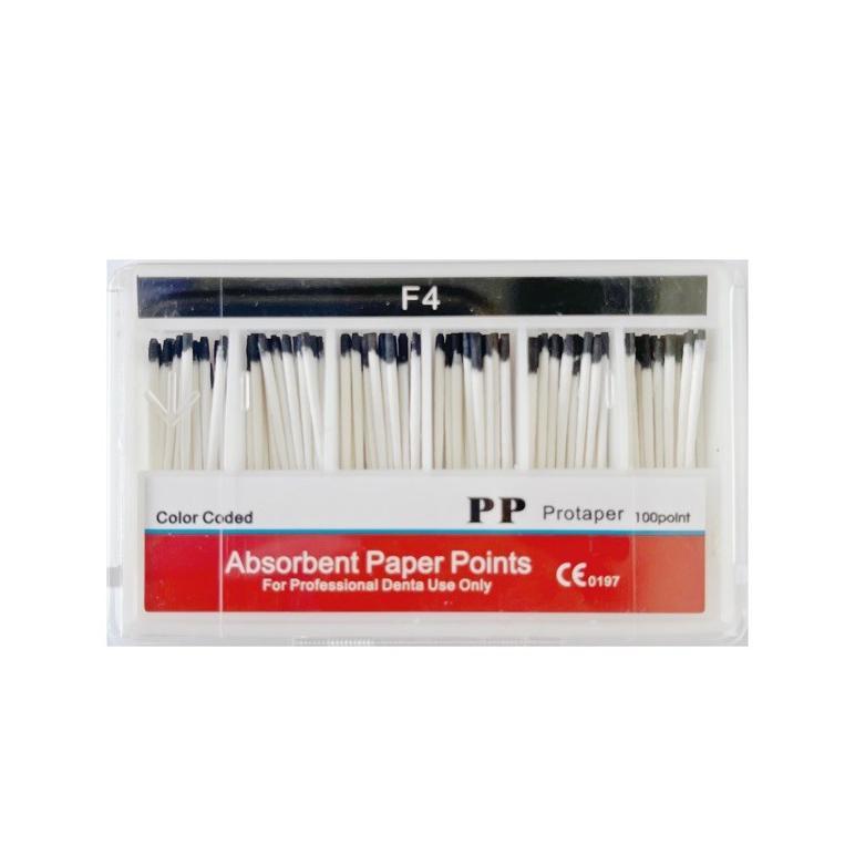 Paper Points point Protaper Dental Absorbent F4 paperpoint Taper 0.6 06 Perawatan Saluran akar endo