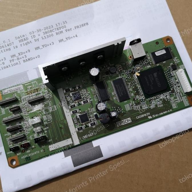 Mainboard Printer Epson L1300 Asli Motherboard Printer L-1300 Ink Tank