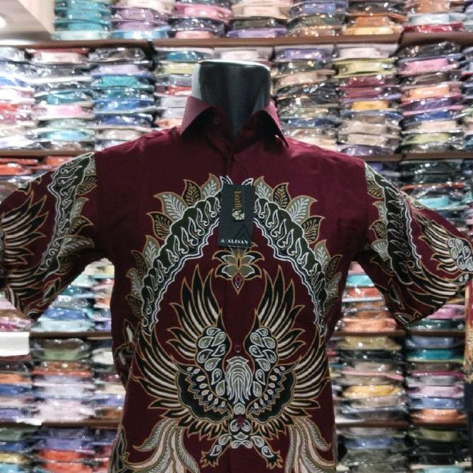 ALISAN Kemeja Batik Lengan Pendek Big Size - Reguler - Size 16,5 -19 murah