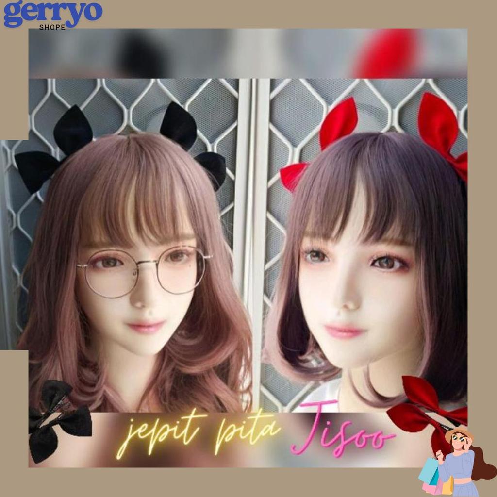 Jepit Pita Jisoo Ulzaang Kpop Dance Fashion Blackpink Korea Style Promo