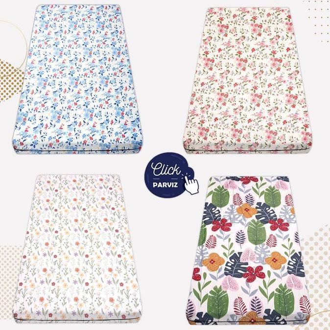 Ready Sarung Kasur Busa Resleting 140x200 160x200 180x200 200x200 Tinggi 5cm Sampai 40cm - Custom Uk