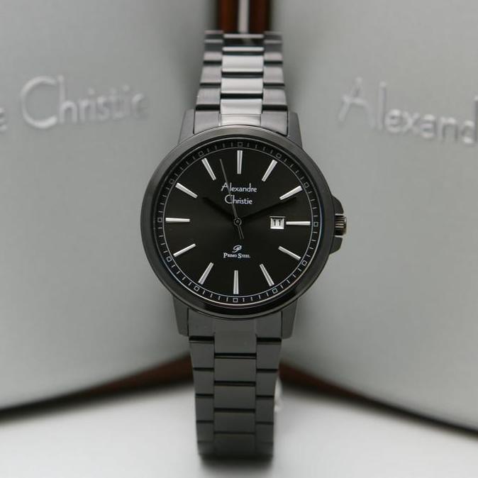 Ready ALEXANDRE CHRISTIE AC 1014 AC1014 WANITA FULL BLACK ORIGINAL