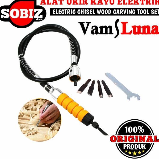 Adaptor Mesin Ukir Pahat Kayu Elektrik Bor Mini Rotary Dremel Gerinda - Available