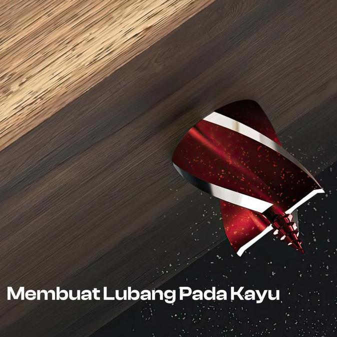 Set Mata Bor Kayu 8 pcs 10-25MM dengan Adaptor Bit, Cocok untuk Semua Jenis Papan Kayu - 6796 - Avai