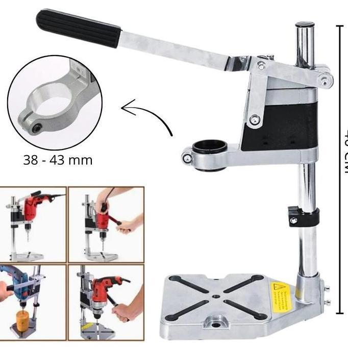 Dudukan Mesin bor jadi bor duduk adapter bor duduk Holder bor stand - Available
