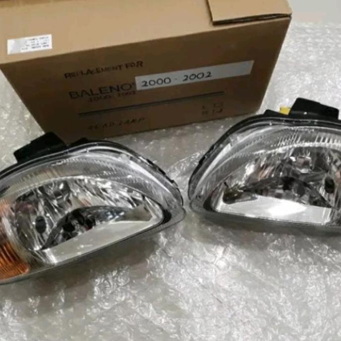 N Suzuki Baleno 2000 2001 2002 Lampu Besar Depan Headlamp Set