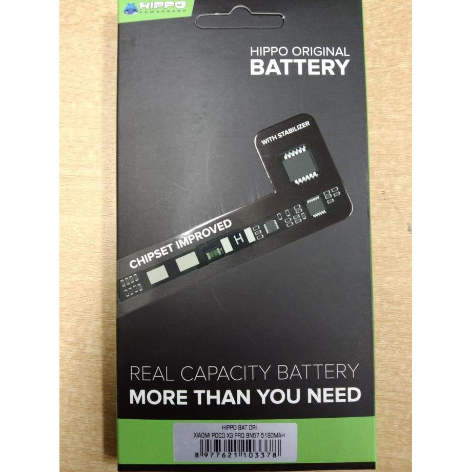 Hippo Baterai Bn57 5160 Mah Baterai Battery Poco X3 Pro Original Cell