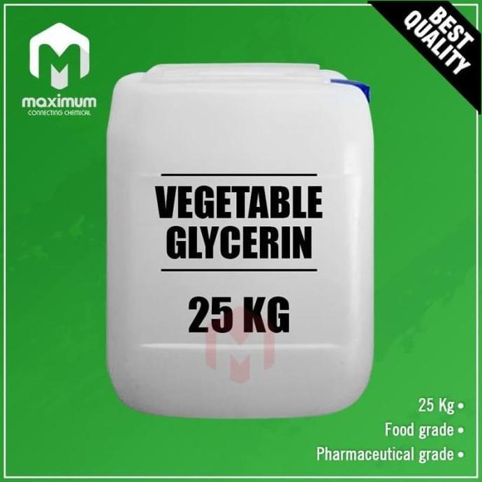 Gliserin Nabati / Vg / Vegetable Glycerine Usp Grade 25 Kg