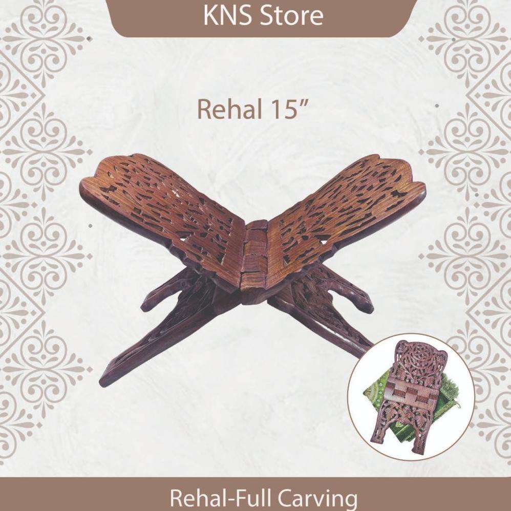 RE06150800 - Rekal Alquran / Meja Alquran Lipat / Meja Ngaji /Alas / Dudukan /Tatakan/ lekar / Rekal