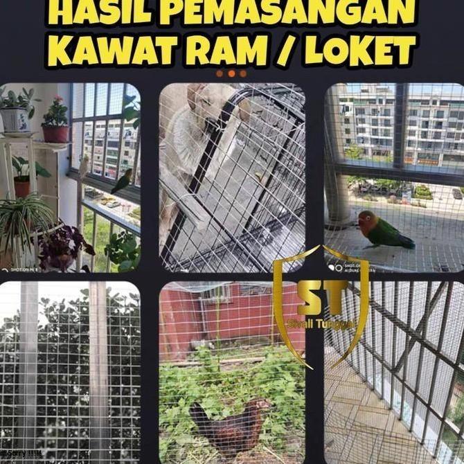 KAWAT RAM STAINLESS 304 6MM6MM0,7MM1MTR KAWAT LOKET MESH STAINLESS