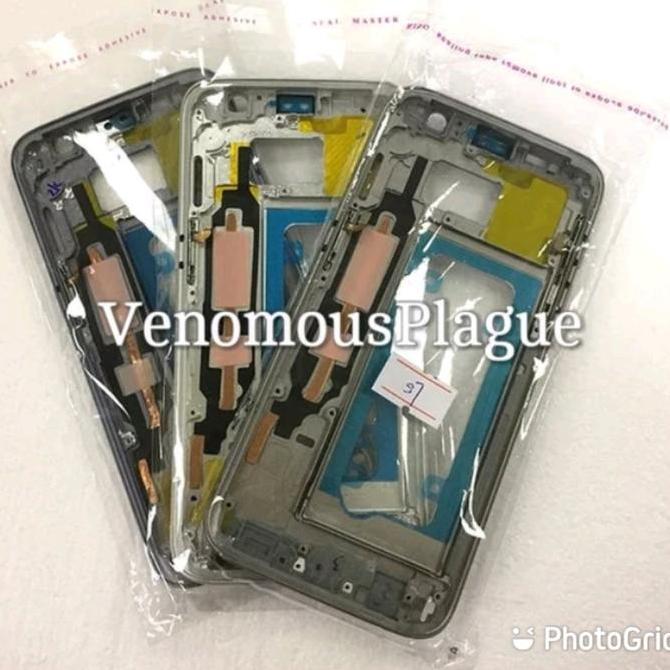 FRAME LCD BAZEL TULANG TENGAH TATAKAN LCD SAMSUNG S7 FLAT G930 G930F