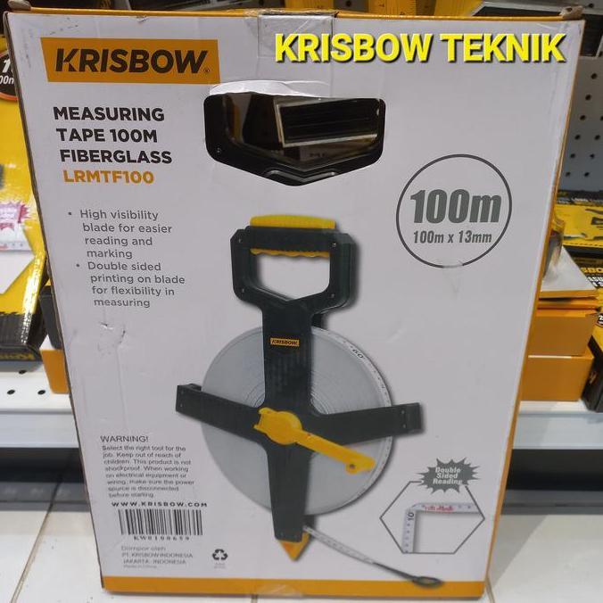 Meteran Gulung Krisbow 100 M