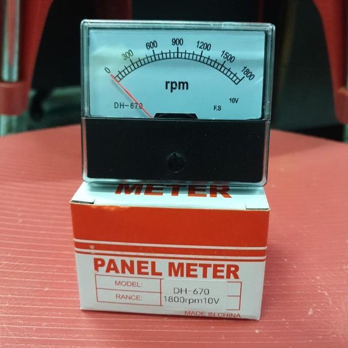 RPM Meter Panel Meter DH-670 DH670 1800RPM 10V