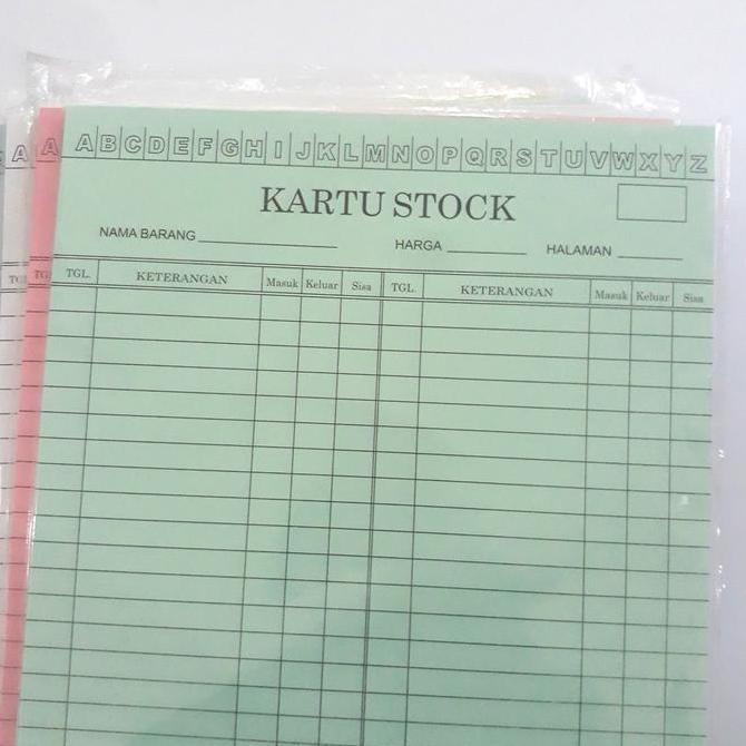 Ready Kartu Stock Folio Tegak