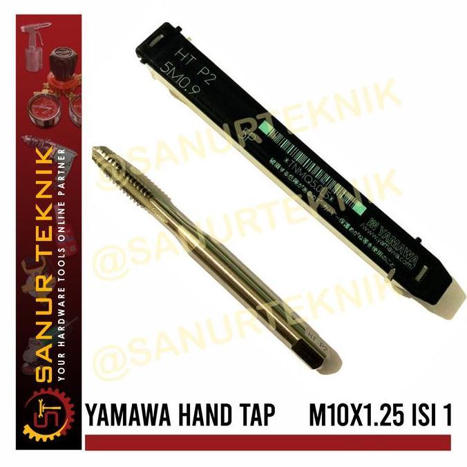 YAMAWA Hand Tap M10 x 1.25 / M10x1.25 / M10x1,25 / M10 x 1,25 (1 PCS)