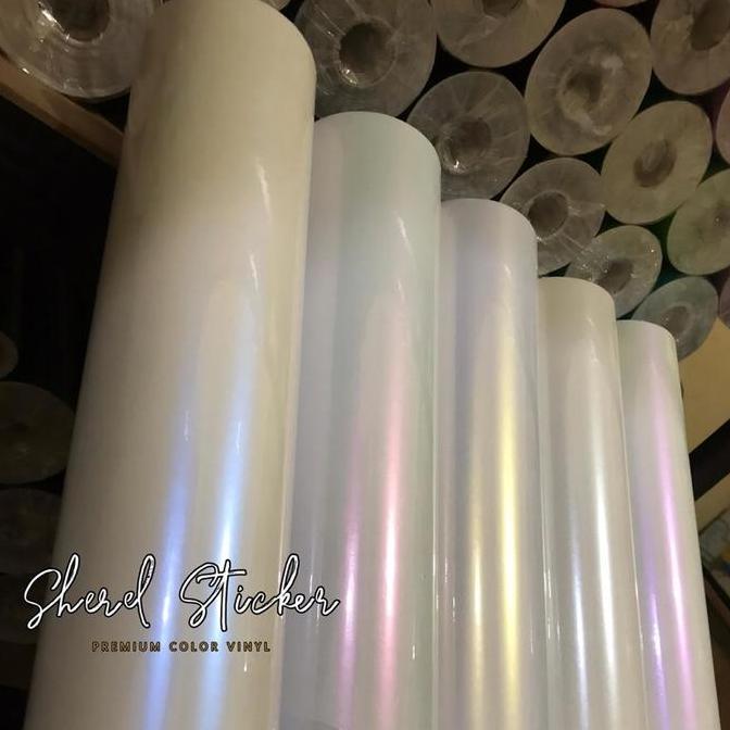 skotlet motor lembayung putih sticker scotlite putih lembayung mutiara putih lembayung biru putih le