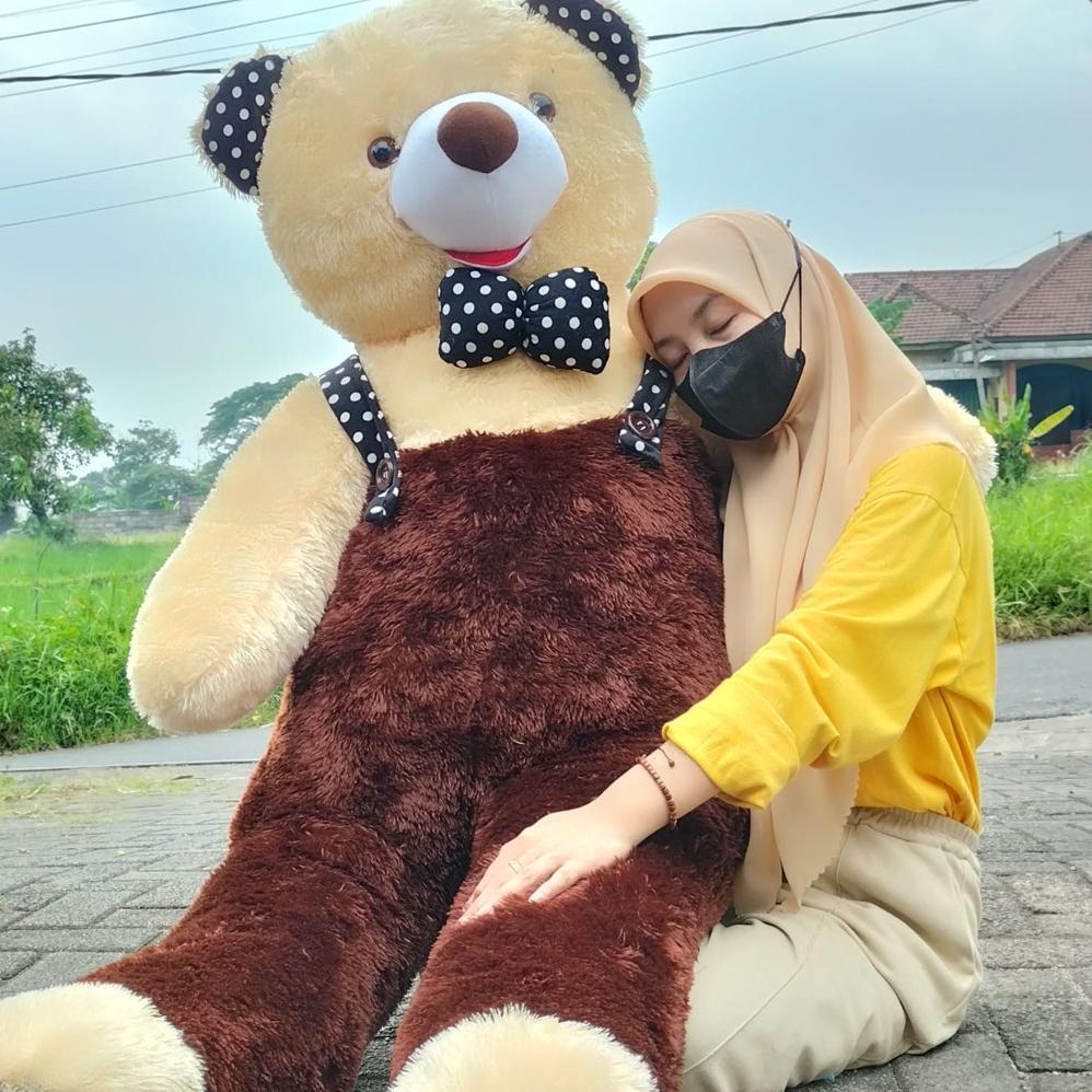 Boneka Jumbo Teddy Bear Boneka Besar 1,3 Meter Sni