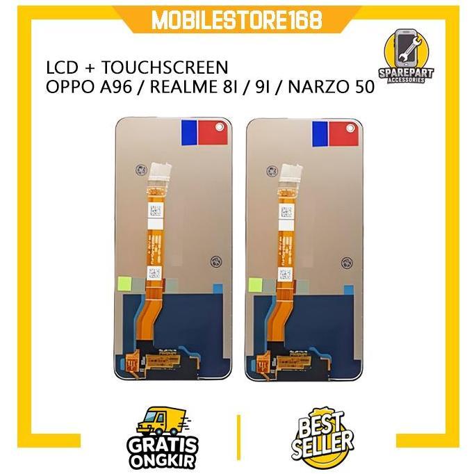 TERBARU LCD+TOUCHSCREEN REALME 8i/9i / OPPO A96 / NARZO 50 ORIGINAL